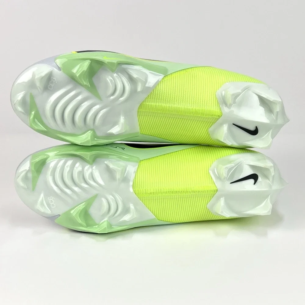 Nike Vapor Edge Pro 360 2 Football Cleats Platinum Green nby DA5456-004 Mens 14